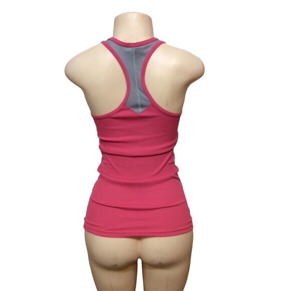 UNDER Armour Women Small Pink Racer back Tank Small Polyester Spandex - Picture 3 of 4